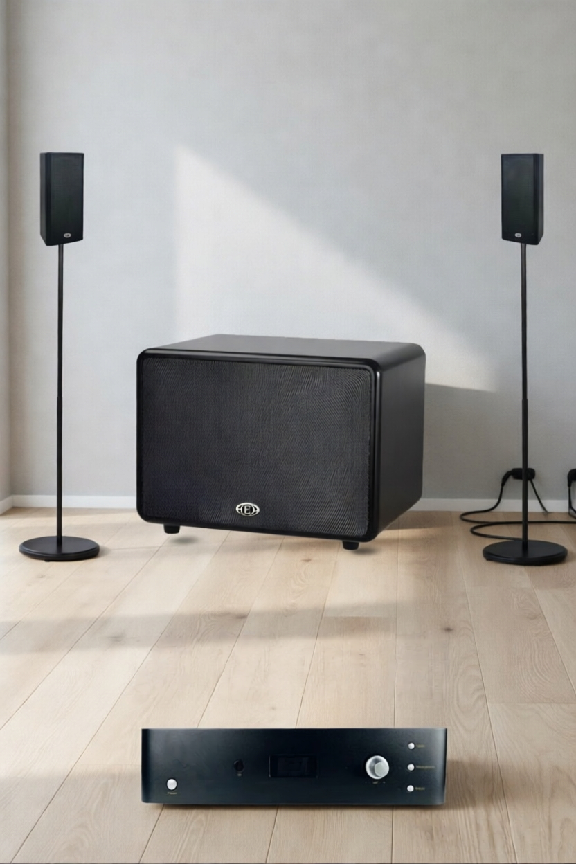 Home Theater Background Music Speaker – Minimalist Design