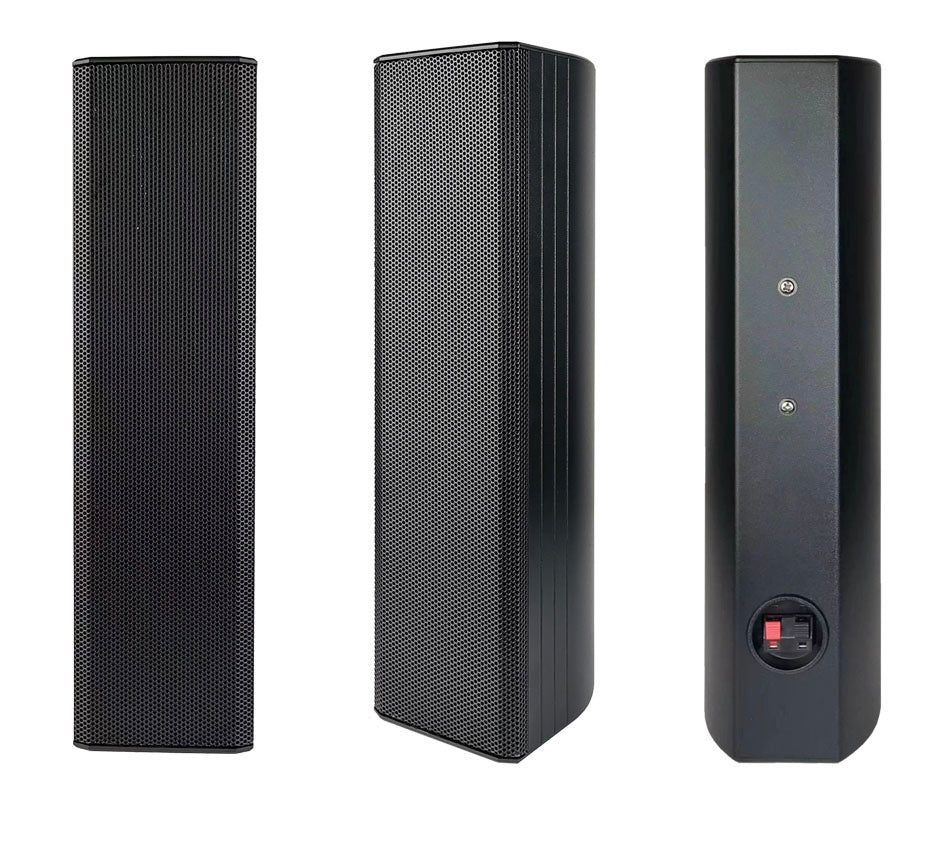 E-1st MS-231 Wall-Mount Bar Speaker | 100W Full-Range 2+1 Driver | Die-Cast Aluminum