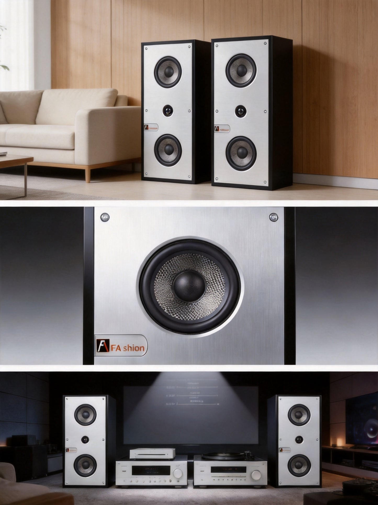 Premium Home Theater Audio System – High Power Surround Sound Speaker Set